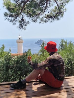 Вид на маяк. Треккинг по Ликийской тропе